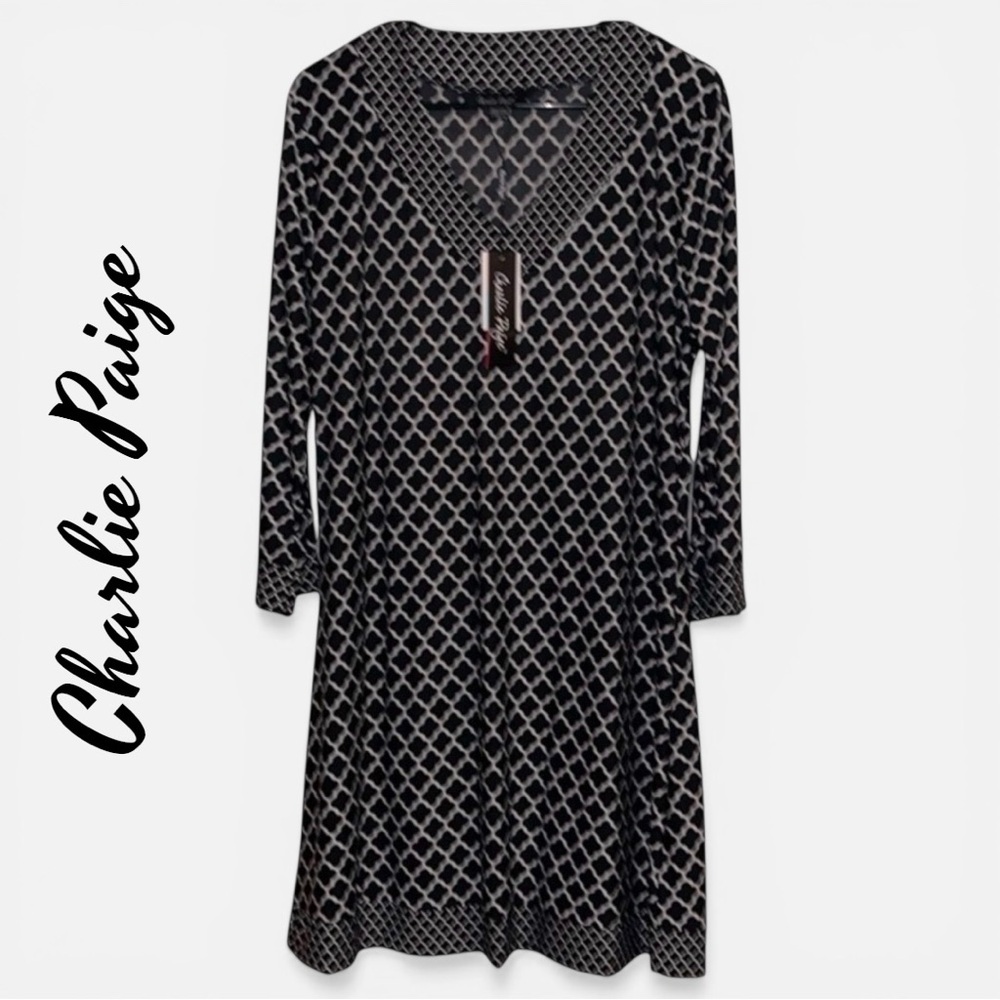 🌺NWT:CHARLIE PAIGE TUNIC DRESS